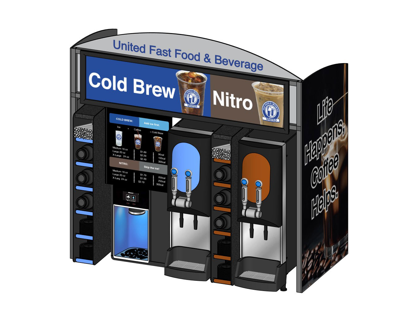 Nitro Iced Coffee Merchandiser
